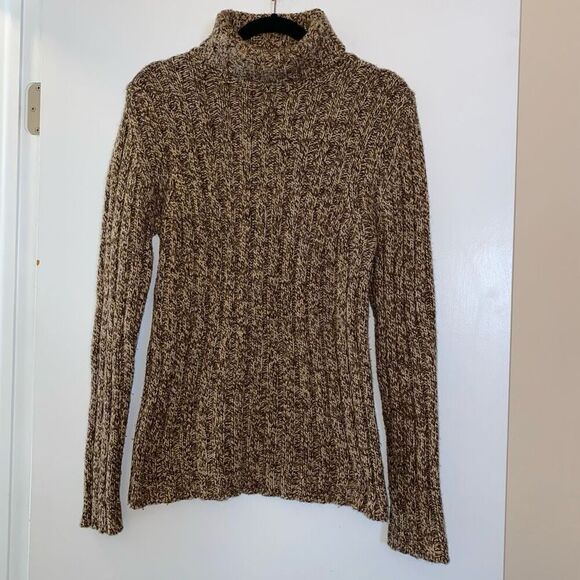 Dolce and Gabbana Vintage Wool Knit Sweater Brown Tan Size 34/48 - Picture 1 of 9